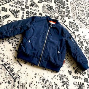 Boys 2-3Y Navy Bomber Jacket
